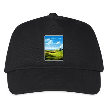 Bandon Dunes Golf Resort Reiseposter Souvenir - Kinder Basecap - Schwarz - Vorne