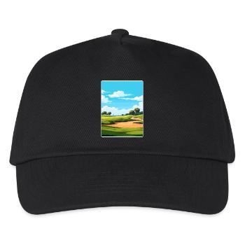 Tpc Sawgrass Golfplatz Reiseposter Souvenir - Kinder Basecap - Schwarz - Vorne