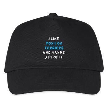 Toy Fox Terrier - Kids’ Baseball Cap - black - Front