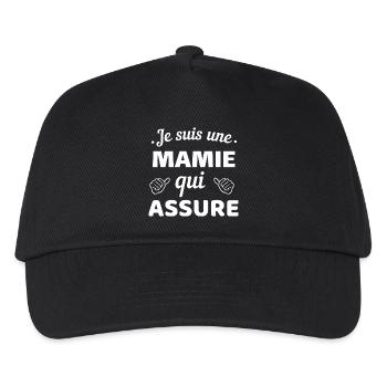 Reliable Mom Familiar Quote - Kids’ Baseball Cap - black - Front