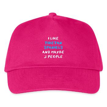 Épagneul tibétain - Casquette de baseball Enfant - fuchsia - Devant