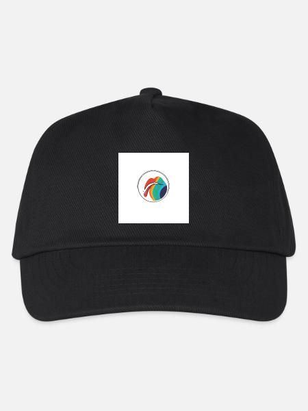 Lippen - Kinder Basecap - Schwarz
