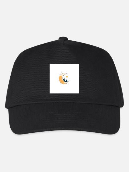 Mond - Kinder Basecap - Schwarz