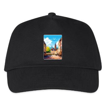 Heidelberg Germany Travel Poster Souvenir Paint WP - Kids’ Baseball Cap - black - Front