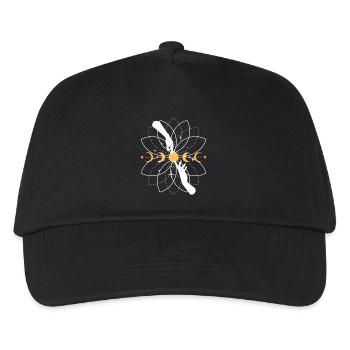 Mandala de Koi Céleste - Casquette de baseball Enfant - noir - Devant