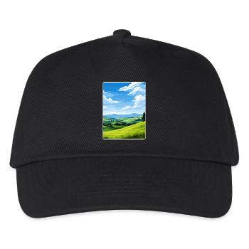 Sauerland Germany Travel Poster Souvenir Paint WPA - Kids’ Baseball Cap - black - Front