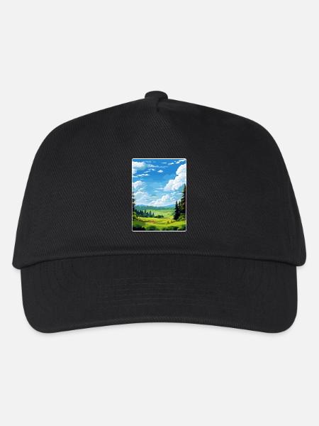 Oberpfalz Deutschland Reiseposter Souvenir - Kinder Basecap - Schwarz