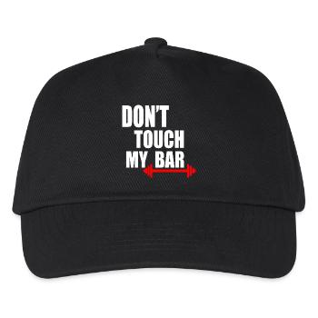 Dont touch my bar - Kinder Basecap - Schwarz - Vorne
