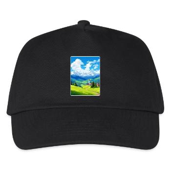 Berchtesgaden Germany Travel Poster Souvenir WPA - Kids’ Baseball Cap - black - Front