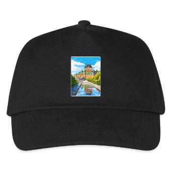 Québec Canada Affiche de voyage Peinture Souvenir WP - Casquette de baseball Enfant - noir - Devant