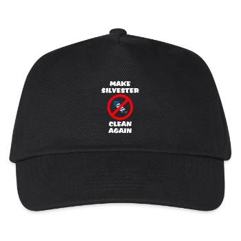 Rendre le réveillon du Nouvel An à nouveau propre Feux d’artifice Adversaires - Casquette de baseball Enfant - noir - Devant