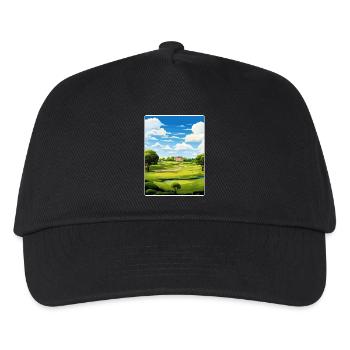 Oak Hills Golf Club Vintage Travel Poster Souvenir - Kids’ Baseball Cap - black - Front