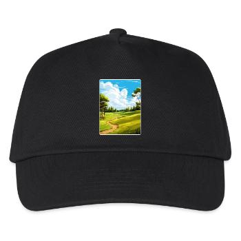 Oak Hills Golf Club Vintage Travel Poster Souvenir - Kids’ Baseball Cap - black - Front