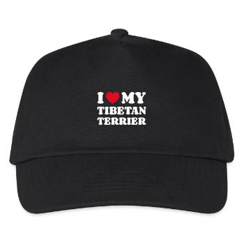 I Love My Tibetan Terrier Tibetan Terrier Gift - Kids’ Baseball Cap - black - Front