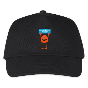 Monster Mama kuscheln Halloween Comic cool Sprüche - Kinder Basecap - Schwarz - Vorne