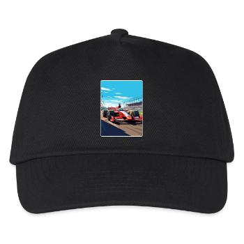 Melbourne Circuit Motorsport Rennen Australien Rennen - Kinder Basecap - Schwarz - Vorne