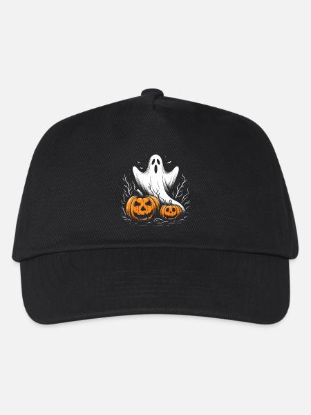 Halloween-Geist - Kinder Basecap - Schwarz