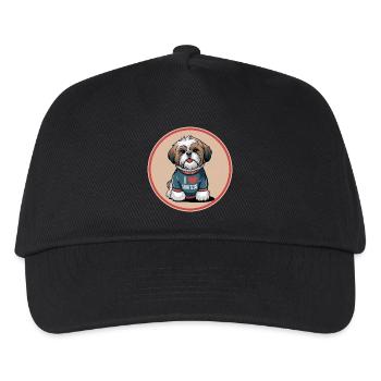 I Love Shih Tzus Der süsse Löwenhund zum knuddeln - Kinder Basecap - Schwarz - Vorne
