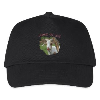 Carmen the goat Goat Parody the Geissens - Kids’ Baseball Cap - black - Front