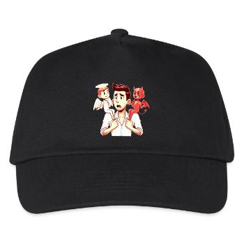 Déchiré la voix de la conscience - Casquette de baseball Enfant - noir - Devant