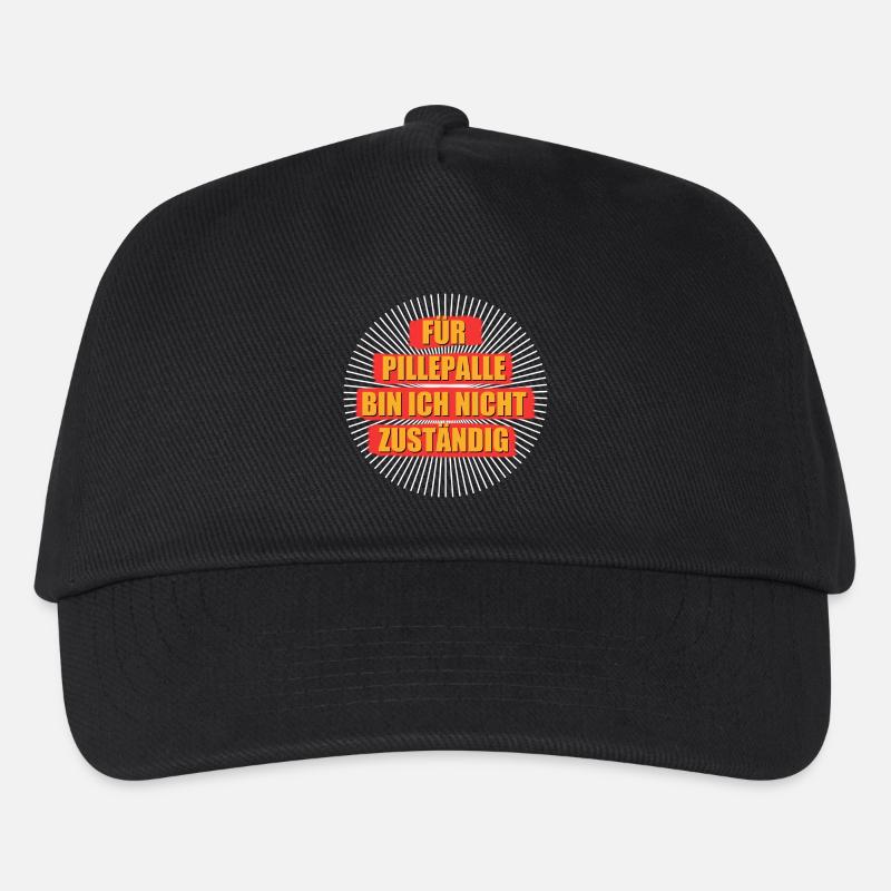 I'm not responsible for Pillepalle - saying - Kids’ Baseball Cap - black
