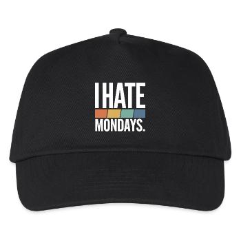 I Hate Mondays - Kids’ Baseball Cap - black - Front