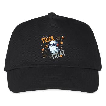 Trick or Treat Geist - Kinder Basecap - Schwarz - Vorne