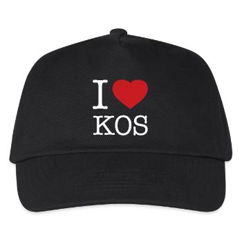 I LOVE KOS Greece Griechenland - Kids’ Baseball Cap - black - Front