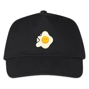 Süßes Spiegelei - Kinder Basecap - Schwarz - Vorne