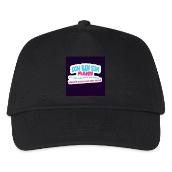 Ich bin ein Mann, Dinge vergessen Humor - Kinder Basecap - Schwarz - Vorne