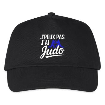 Ich kann nicht, ich kann Judo haben - Kinder Basecap - Schwarz - Vorne