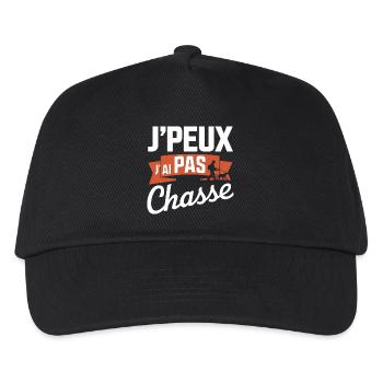 J peux pas j ai Chasse - Casquette de baseball Enfant - noir - Devant