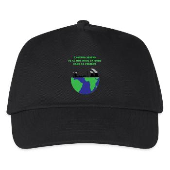 Planet Erde - Kinder Basecap - Schwarz - Vorne