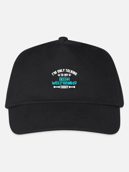 Irish Wolfhound - Kinder Basecap - Schwarz