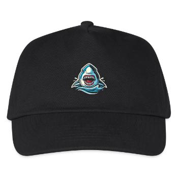 Fierce Shark Bite IllustrationFierce Shark Bite I - Kids’ Baseball Cap - black - Front