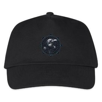 Rabe Mythologie - Kinder Basecap - Schwarz - Vorne