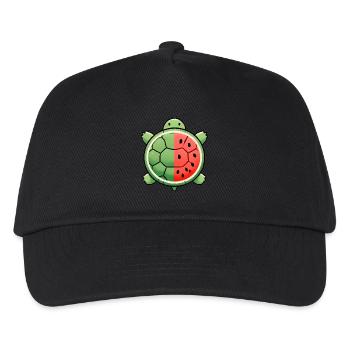 Natures Sweet Blend Wassermelone Schildkröte - Kinder Basecap - Schwarz - Vorne