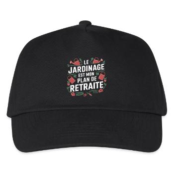 Retirement Plan - Kids’ Baseball Cap - black - Front