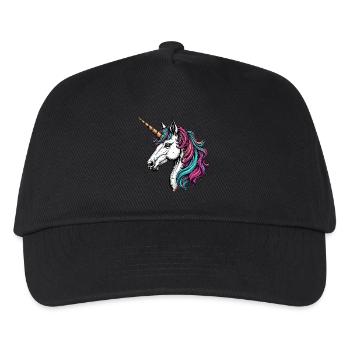 Magic Unicorn 02 - Kids’ Baseball Cap - black - Front