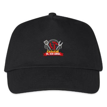 Grilling Yes I Grill Funny Sayings - Kids’ Baseball Cap - black - Front