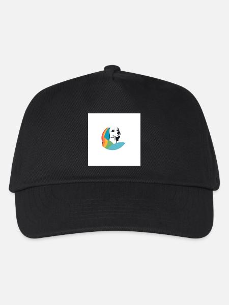 Bunter Hund - Kinder Basecap - Schwarz