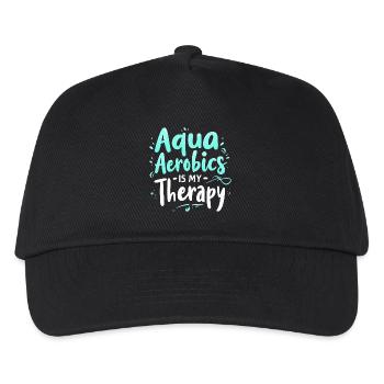 Aqua Aerobic Ist Meine Therapie - Kinder Basecap - Schwarz - Vorne