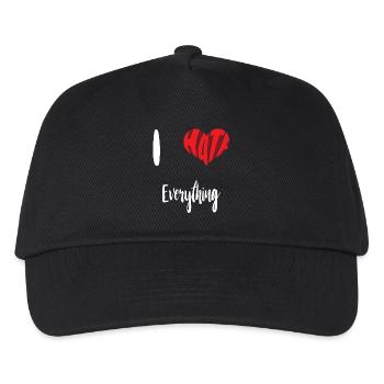 Hate Everything Stop Hate Anti Hate - Kids’ Baseball Cap - black - Front