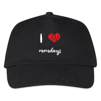 Hate Mondays Stop Hate Anti Hate - Kids’ Baseball Cap - black - Front
