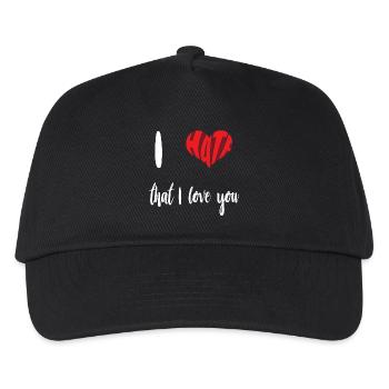 Hate That Love You Stop Hate Anti Hate - Kids’ Baseball Cap - black - Front