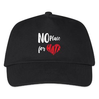 No Place For Hate Stop Hate Anti Hate - Kids’ Baseball Cap - black - Front