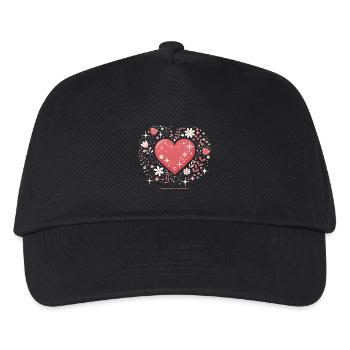 Soulmates By Destiny Heart Design - Kids’ Baseball Cap - black - Front