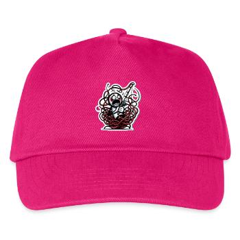 Funny Tangled Fishing Line Cartoon - Kids’ Baseball Cap - fuchsia - Front