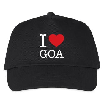 I LOVE GOA - Kinder Basecap - Schwarz - Vorne