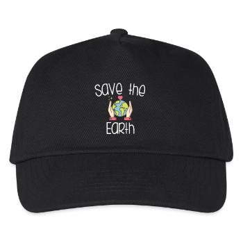 Climate Change Nature Conservation Environmental Protection - Kids’ Baseball Cap - black - Front